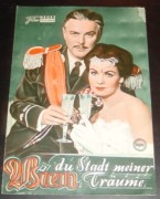 653: Wien du Stadt meiner Träume (Dr. Herbert Gruber) Adrian Hoven, Hans Holt, Erika Remberg, Hertha Feller, Paul Hörbiger, Alma Seidler, Richard Romanowsky, Oskar Sima, Jane Tilden, Fred Hennings, Lilly Stepanek, Hannes Schiel, Otto Tressler, Erwin Strah