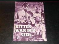 750: Bitter war der Sieg (Nicholas Ray) Curd Jürgens,  Christopher Lee, Richard Burton, Raymond Pellegrin, Ruth Roman, Anthony Bushell, Alfred Burke, Sean Kelly, Ramon de Lorrocha, Roman O´Casey, Fred Matter, Raoul Matter
