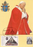 Papst Johannes Paul II,   Maximum Karte Nr: 02/87