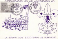 Portugal : Pfadfinder Sonderbeleg 1972