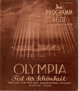 1291: Olympia Fest der Schönheit ( Leni Riefenstahl ) Olymische Spiele 1936