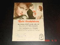 Rote Orchideen,  Olga Tschechowa  Camilla Horn  Hans Nielsen