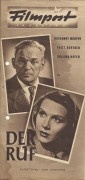 315: Der Ruf, Fritz Kortner, Johanna Hofer, Rosemary Murphy, Lina Carstens, Charles Regnier,