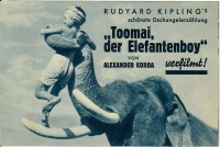 Toomai, der Elefantenboy ( Kipling ) ( Alexander Corda ) Sabu ( Votivpark Kino Sonderprogramm )