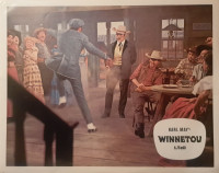 Winnetou I : Aushang: Mario Adorf und Chris Hawland