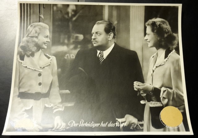 Film Aushangfoto Der Verteidiger hat das Wort (1944) Heinrich