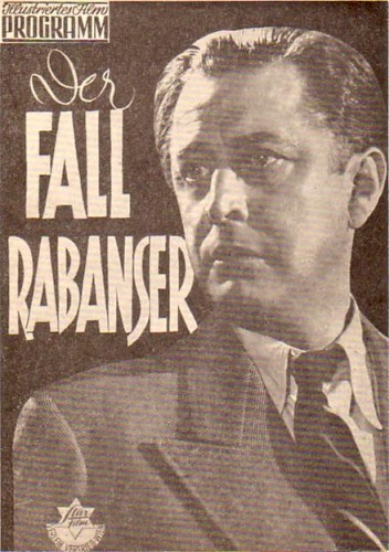 410: Der Fall Rabanser, Hans Söhnker, Paul Dahlke, Carola Höhn,-