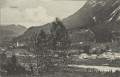 Salzburg: Gruß aus Unken 1912 herrliches Panorama mit Bäumen usw...