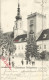 NÖ: Gruß aus Heiligenkreuz im Wienerwald um 1900 Stiftskirche