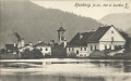 NÖ: Gruß aus Kienberg 1908 389 m Seehöhe herrliche Häuser und Kirchen Ansicht