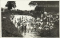 NÖ: Gruß aus Kogl im Wienerwald 1933 herrliche Fotokarte Schwimmbad mit Menschen