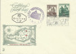 FDC: Nr: 1113: 10.-- Schilling + 1046 FDC Mariazell 25.10.1957 auf Schmuck Kuvert
