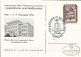 FDC: Nr: 0998: 5.11.1953 Wiederaufbau der Evangelischen Schule Ausstellungskarte
