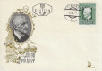 FDC: Nr: 953 3.9.1949 Anton Bruckner auf Schmuck Kuvert Merkur E 16