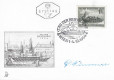  FDC: Nr: 1019: 4.12.1954 Tag d Briefmarke auf Merkur Kuvert mit Autogramm Wimmer