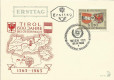 FDC: Nr: 1163 27.9.1963 600 Jahre Tirol bei Österreich auf Merkur Schmuck Karte