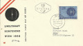 FDC: Nr: 1035: 8.5.1956 Weltkraftkonferenz Wien 1956 auf Schmuck Kuvert schmal