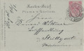 K.u.K. Militätpost Sarajevo Filiale 1904 Karten Brief Ganzsache / Pismo s kartom
