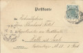 NÖ: Gruß aus Baden 1901 Helenenstrasse Kirche St. Helena, Restauration usw..  ( Correspondenz Tittel Komponist )
