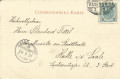 NÖ: Gruß aus Baden 1901 Villa Erzherzog Eugen und Willhelm Denkmal nach Halle an der Saale ( Correspondenz Tittel Korrespondenz )