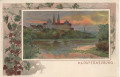 NÖ: Gruß aus Klosterneuburg Litho ca. 1900 ( Aquarell Kunst Karte )