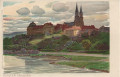 NÖ: Gruß aus Klosterneuburg ca. 1900 ( Künstlerpostkarte Ottmar Zieher )
