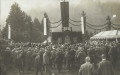 OÖ: Gruß aus Bad Ischl 1910 private Fotokarte Ankunft von Kaiser Franz Josef (3)