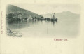 OÖ: Gruß aus Kammer 1910 Kammer See Attersee, Ufer, Schiffe, Dampfer.