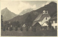 OÖ: Gruß aus Hinterstoder 1929 Fotokarte Kirche mit Sonderstempel Stodertal