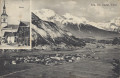 Tirol: Gruß aus Silz Ob. Inntal ca. 1918 Panorama, Kirche usw.