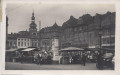 Gruß aus Mor. Ostrava Masarykovo nam. Fotokarte des Marktes 30er Jahre