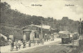 Ungarn: Gruß aus Hüvösvölgy Vegallomas 1918 Bahnhof mit Strassenbahnen