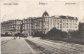 Wien IV: Gruß von der Lothringer Strasse - Maderstrasse 1920 mit Strassenbahn