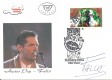 Austro - Pop 3. Wert:   Falco  FDC.  18. 3. 1994  ( mit Autogramm )