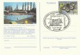 4.-- S Ganzsache Schmetterling Osterluzeifalter mit Sonderstempel 150 Jahre Eisenbahn 4800 Attnang Puchheim 12.4.1987
