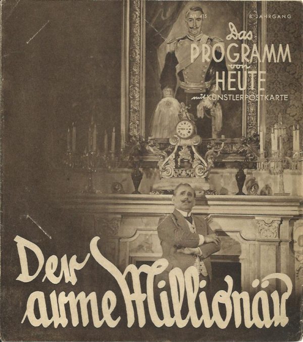 1478: Der arme Millionär ( Ludwig Thoma ) Weiß Ferdl,