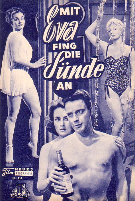 916: Mit Eva fing die Sünde an (Fritz Umgelter) Willy Fritsch, Mady Rahl, Michael Cramer, Karin Dor, Hanne Wieder, Otto Storr