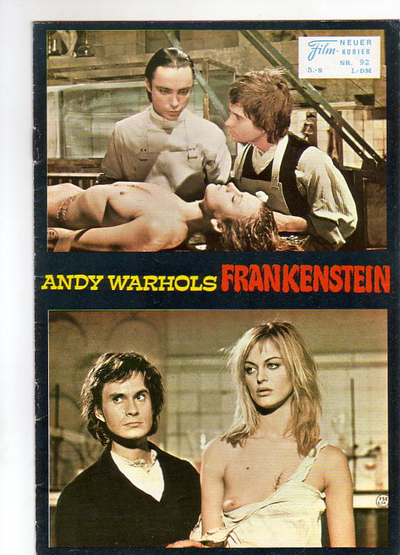 92: Frankenstein, ( Andy Warhols ) Udo Kier, Joe Dallesandro,