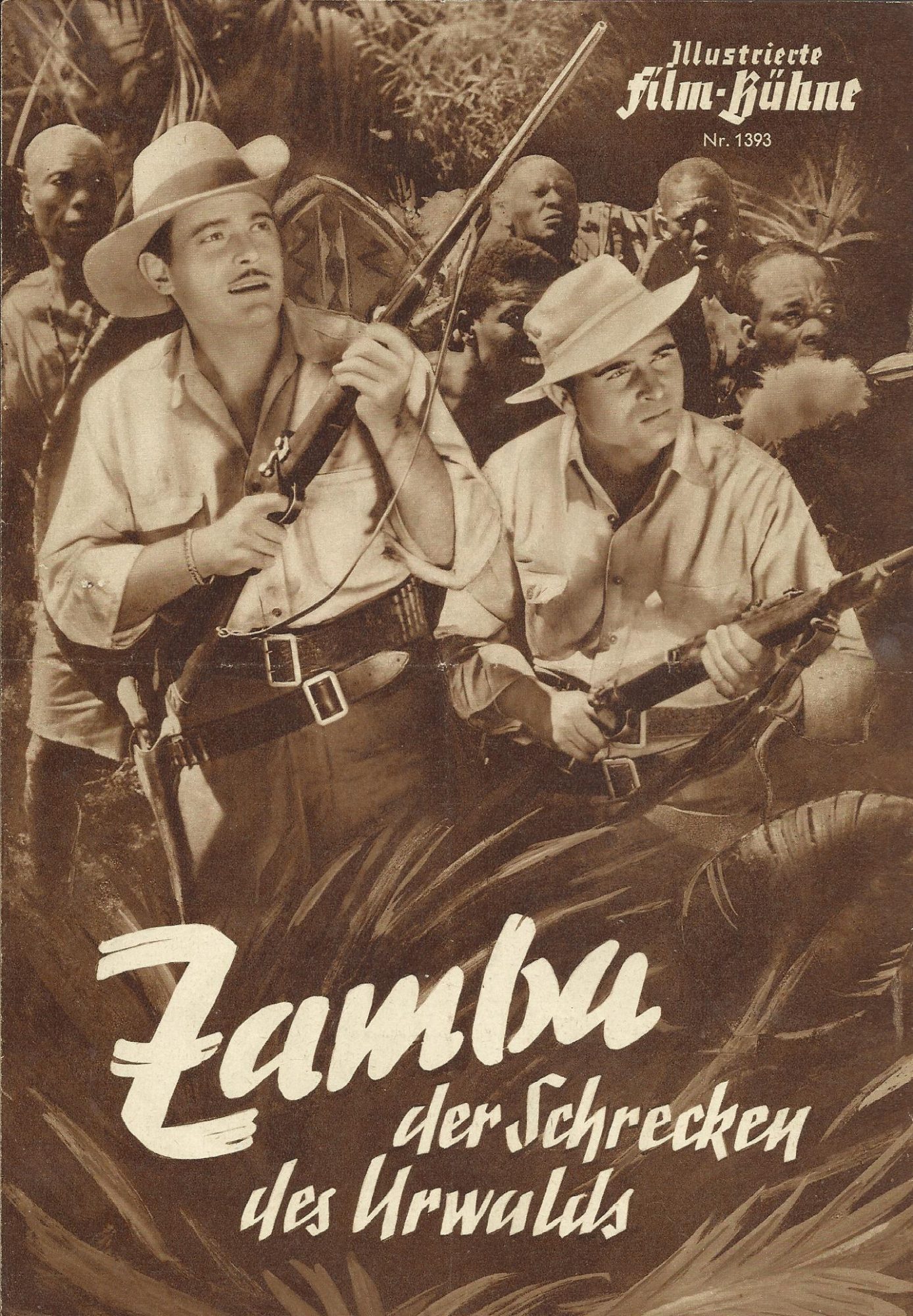 1393: Zamba der Schrecken des Urwalds ( William Berke ) John Hall, June Vincent, George Cooper, Jane Nigh, Beau Bridges