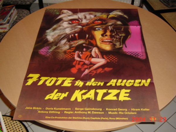 Sieben Tote in den Augen der Katze, Jane Birkin, A. Diffring