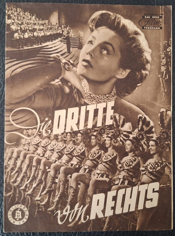 Die dritte von rechts ( Geza von Cziffra ) Vera Molnar, Robert Lindner, Peter van Eyck, Grete Weiser, Paul Kemp, Oskar Sima, Rudolf Platte,