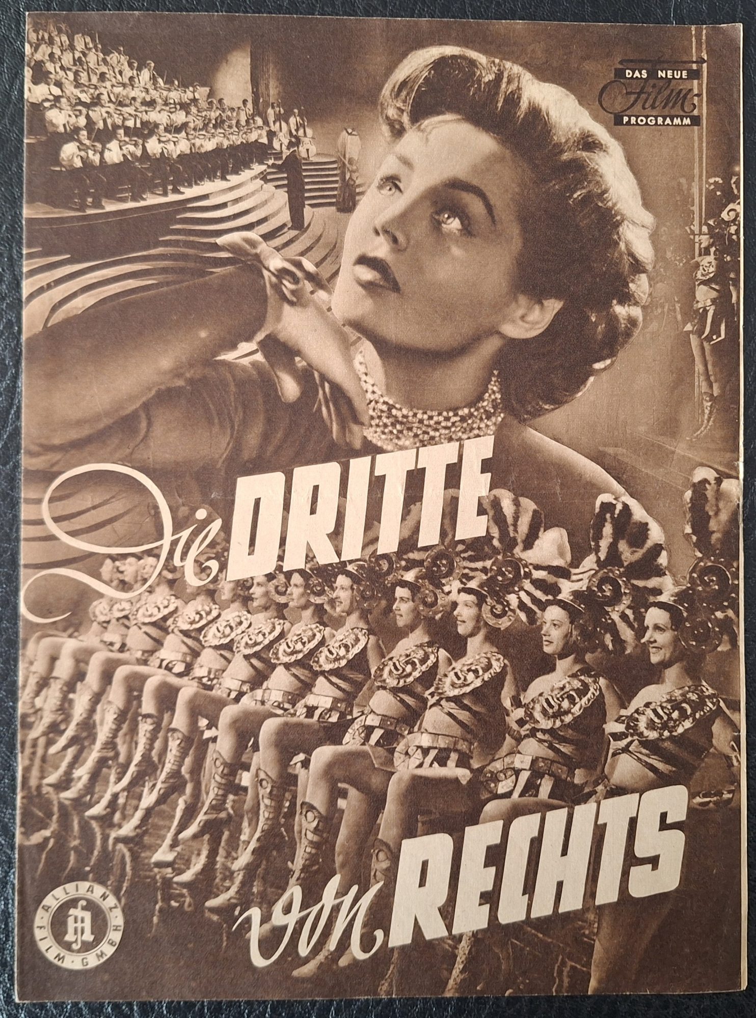Die dritte von rechts ( Geza von Cziffra ) Vera Molnar, Robert Lindner, Peter van Eyck, Grete Weiser, Paul Kemp, Oskar Sima, Rudolf Platte,