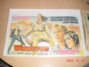 Winnetou I : Belgisches Plakat