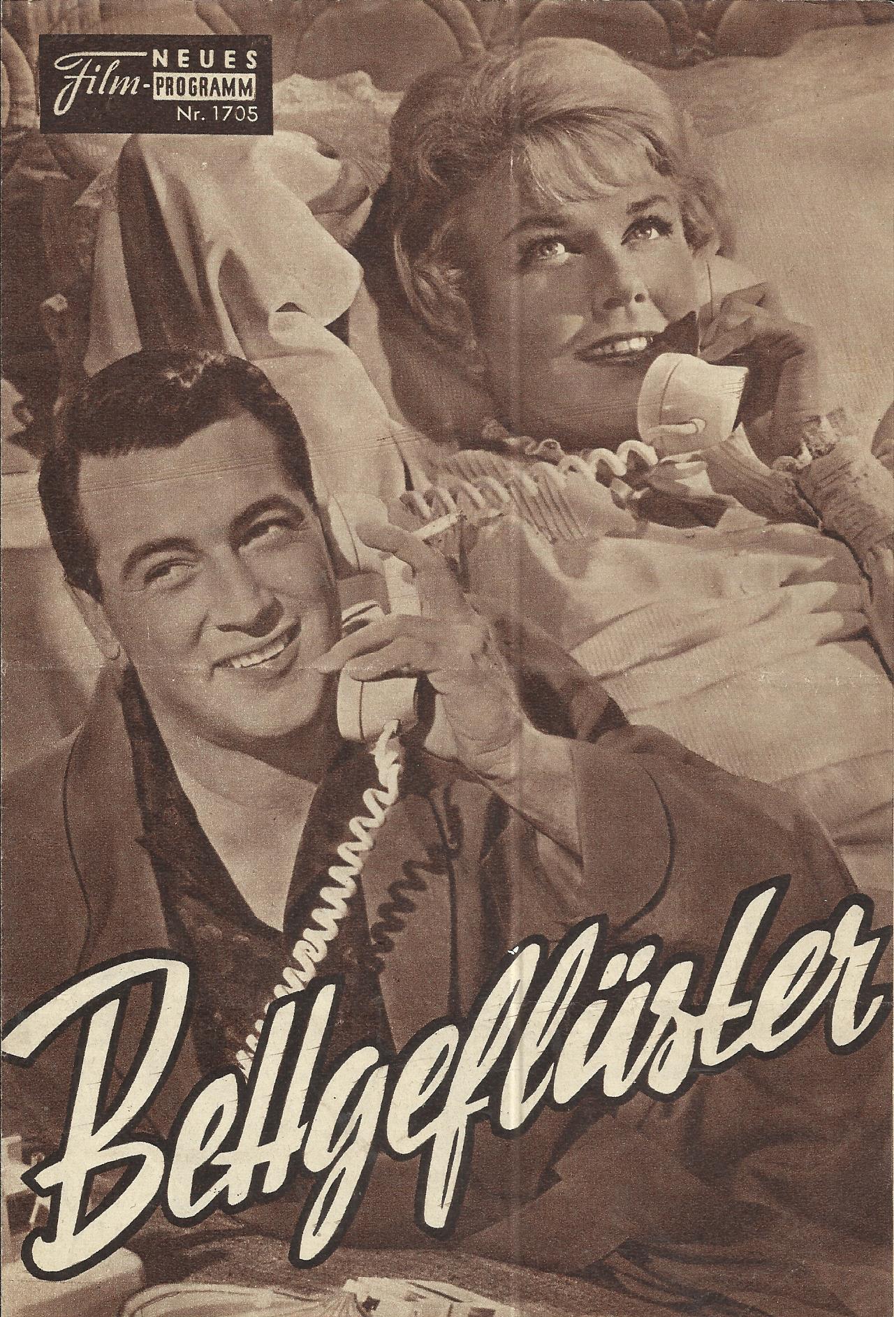 1705: Bettgeflüster (Michael Gordon) Rock Hudson, Doris Day, Tony Randall, Thelma Ritter, Lee Patrick, Nick Adams, Marcel Dalio, Jay Barney