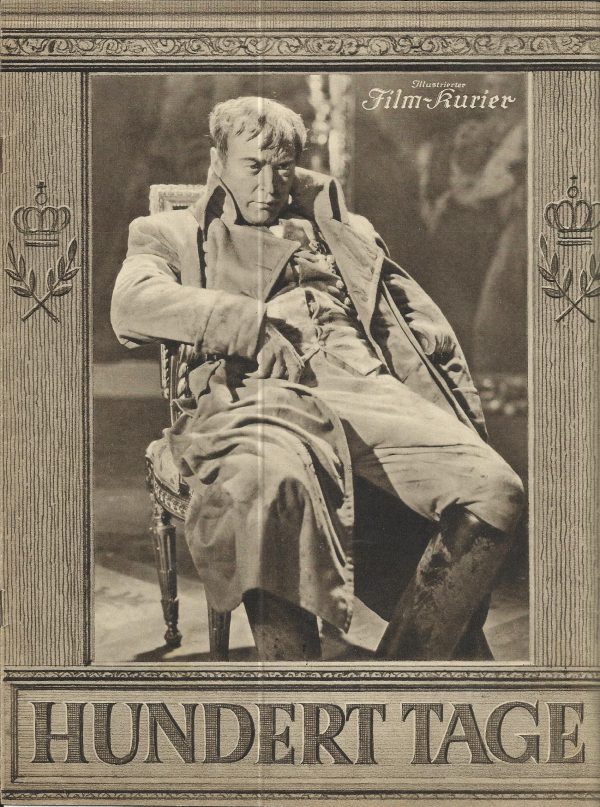 2297: Hundert Tage ( Napoleon ) ( Benito Mussolini ) Werner Krauss, Gustaf Gründgens,