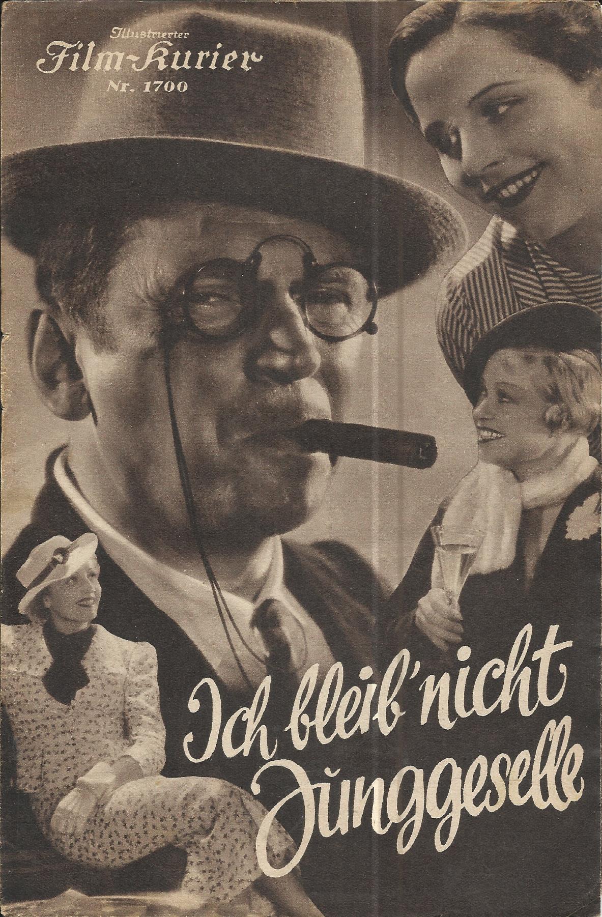1700: Ich bleib nicht Junggeselle ( Heinz Paul ) Ludwig Manfred Lommel, Grete Weiser, Walter Steinbeck,