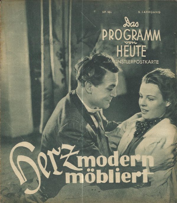 1699: Herz modern möbliert ( Theo Lingen ) Theo Lingen, Hilde Krahl, Gusti Huber, Gustav Fröhlich, Paul Henckels,