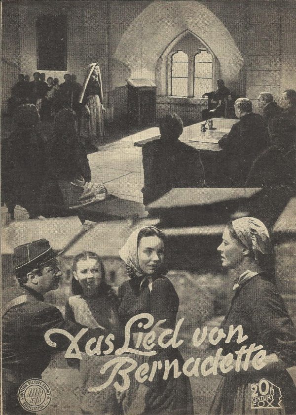 114: Das Lied von Bernadette ( Henry King ) Jennifer Jones, Vincent Price, William Eythe, Lee J. Cobb, Gladys Cooper,