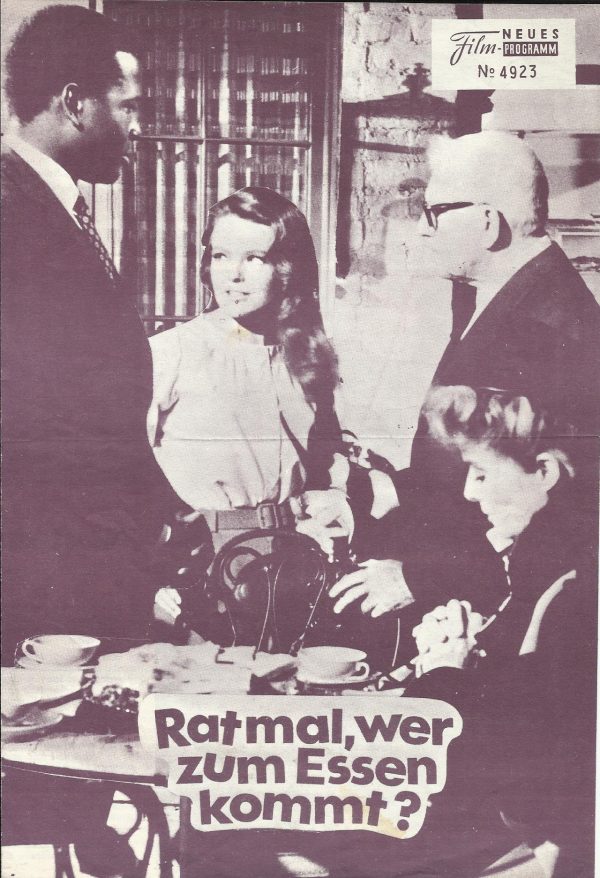 4923: Rat mal, wer zum Essen kommt ( Stanley Kramer ) Spencer Tracy, Sidney Portier, Katherine Hepburn,