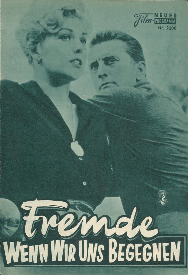 2208: Fremde wenn wir uns begegnen (Richard Quine) Kirk Douglas, Kim Novak, Ernie Kovacs, Barbara Rush, Walter Matthau, Virginia Bruce, Kent Smith, Helen Gallagher, John Bryant